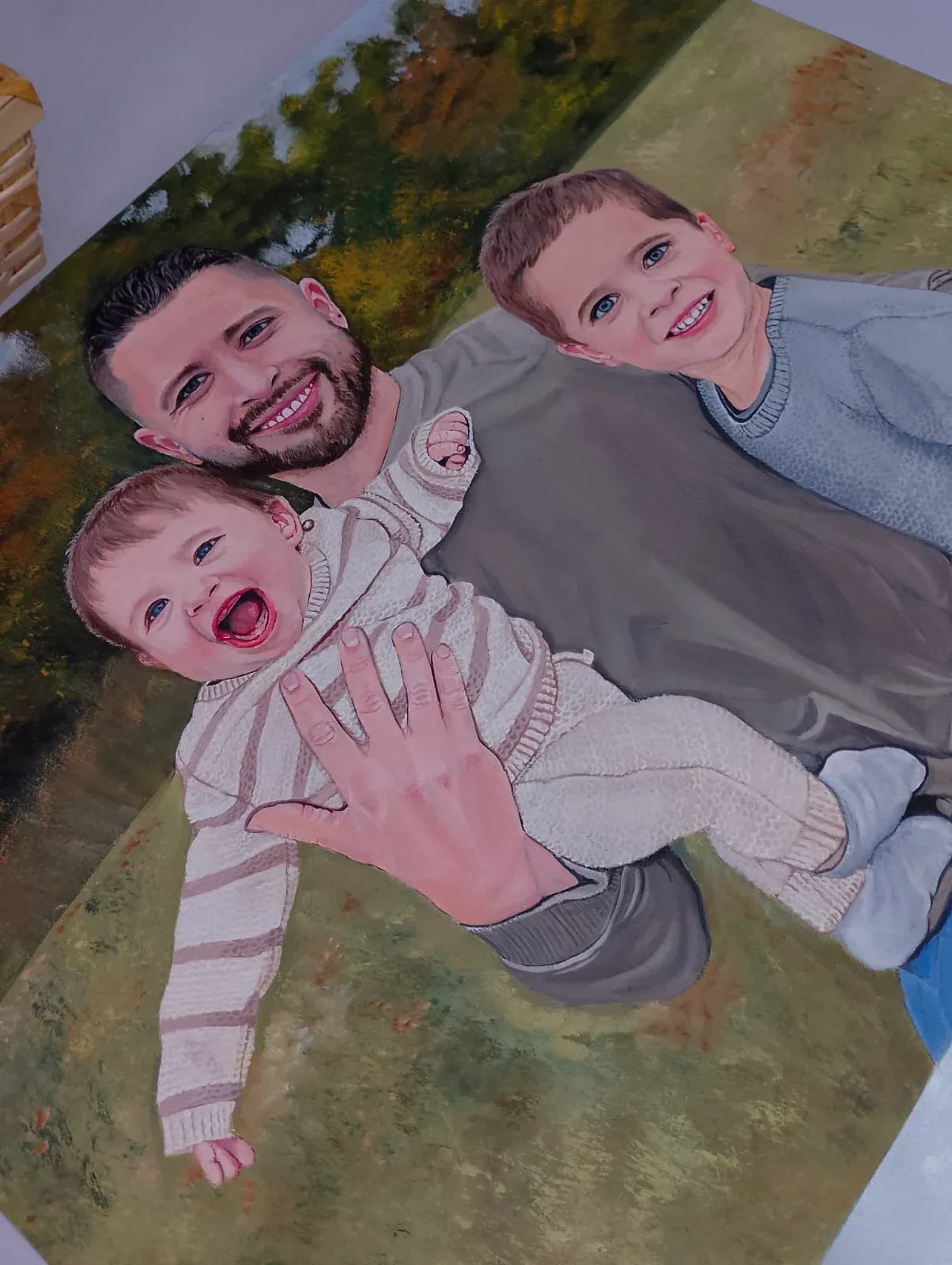 Segunda vista del retrato